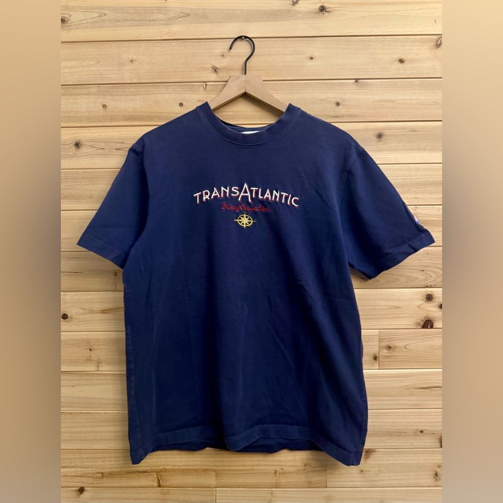 Y2K Disney Cruises Size Large Transatlantic 2007 Short Sleeve T Shirt